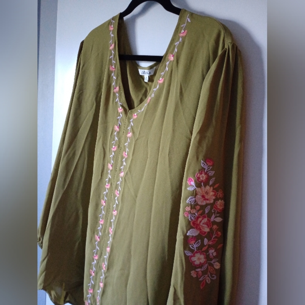 Pioneer Woman Embroidered Tunic Size 3X NWT - Picture 10 of 14